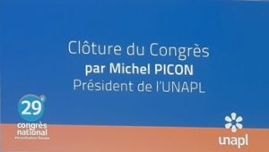 Discours de clôture du Congrès par Michel PICON