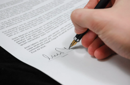 Signature document